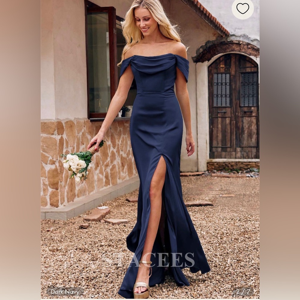 Navy Blue Dress. Size 2. Never Worn w/ Tags